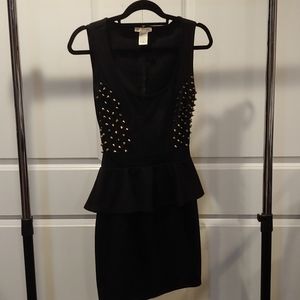Studded open back Party Dress